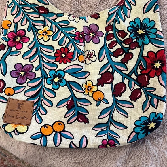 Vera Bradley New Hope Girl Limited Edition Hobo Bag Purse - Picture 2 of 8
